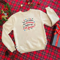 We Can Leave The Christmas Lights Till January Side Bow Embroidery Sweatshirt, Lover Side Bow Embroidery Shirt Hoodie