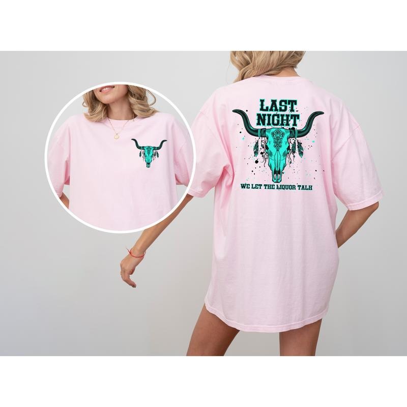 We Let The Liquor Talk womens Tee Casual Comfort Hoodie, Sweatshirt | RetroVerseTees.com