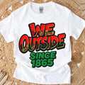 We Outside Since 1865 Juneteenth Unisex Shirt, Graffiti Black Pride Art Tee, Juneteenth Black Freedom Black History Shirt...