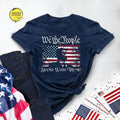 We The People Stand With Donald Trump Shirt, Support Trump Shirt Hoodie, Sweatshirt | RetroVerseTees.com