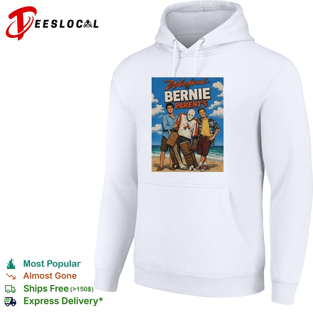 Weekend at Bernie Parent’s Phillygoat Hockey Parody shirt