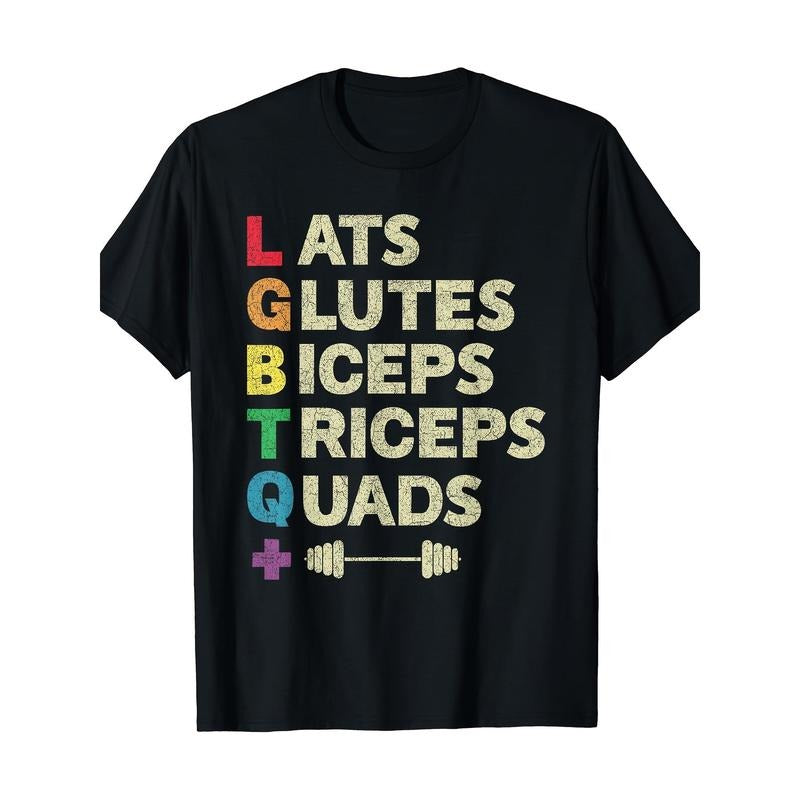Weightlifting LGBTQ Men's T-Shirt Made in USA Hoodie, Sweatshirt | RetroVerseTees.com