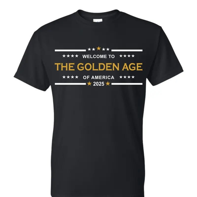Welcome Hidden leaf ninja TNF Golden Age FOG America Trump T-Shirt DryBlend Moisture Wicking TShirt Patriotic Shirt Adult...
