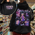 Welcome Home Coraline Spooky Movie Double Side TShirt-Sweatshirt-Hoodie, Funny circus Corr.aa.lineee sweatshirt,  Spooky...