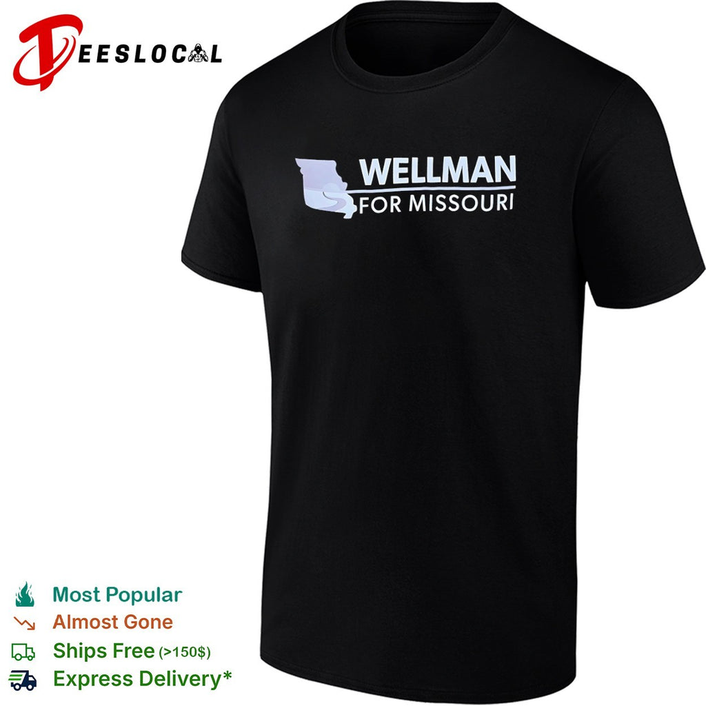 Wellman for Missouri map shirt