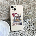 Western Cowboy Riding Cactus Slogan Soft Silicone Mobile Phone Case T-Shirts, Hoodie, Sweatshirt | RetroVerseTees.com