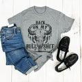 Western Graphic Tee Crewneck Fit Polyester Cotton Top with Bull Skull Graphic Hoodie, Sweatshirt | RetroVerseTees.com