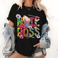 Western Tie Dye Nail Hustler Lightsaber brand Shirt, Leopard Nail Hustler Graphic Tops, Nail Technician Digital Print...
