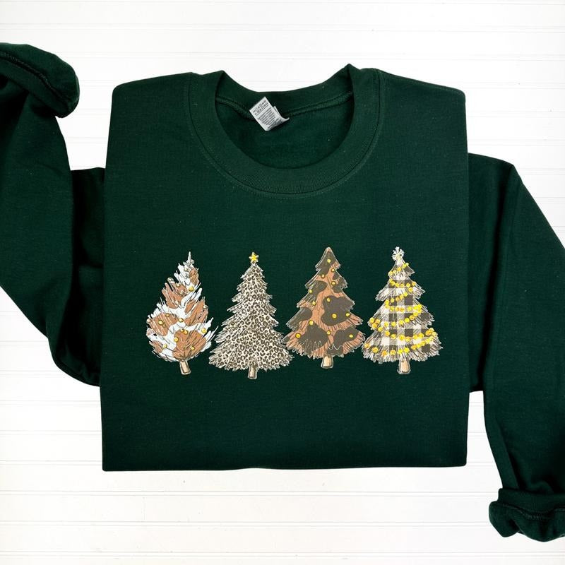 Western Trees Gildan Sweatshirt T-Shirts, Hoodie | RetroVerseTees.com