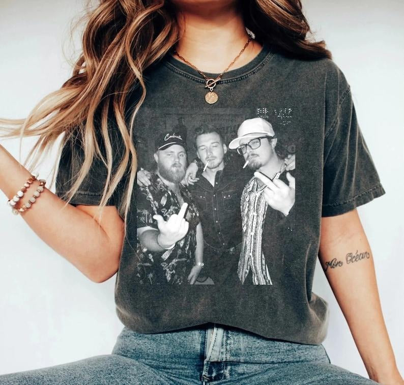 Wetzel Hardy 2024 Gift Funny Shirt, Wallen and Hardy 2024 Shirt,Koe 90S Vintage Retro Album shirt ,  Wetzel fans, Gift...
