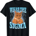 What The Sigma Meme Cat Ironic Brainrot T-Shirtstyle{n002}2 T-Shirts, Hoodie, Sweatshirt | RetroVerseTees.com