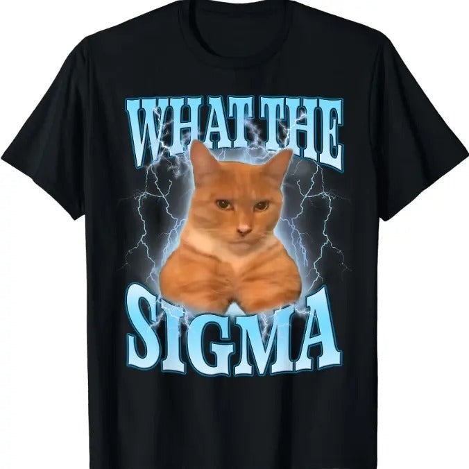 What The Sigma Meme Cat Ironic Brainrot T-Shirtstyle{n002}2 T-Shirts, Hoodie, Sweatshirt | RetroVerseTees.com