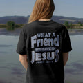 What a Friend We Have in Jesus Shirt Cotton Casual Street Style Crew Neck Short Sleeve T-Shirt Trendy Top for Women for...