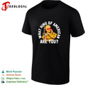 What kind of American are you soldier rifle sunglasses circle shirt