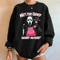 Whats Your Favorite Scary Movie Sweatshirt, No You Hang Up, Ghostface Sweatshirt, Scream Movie Sweatshirt, Halloween...