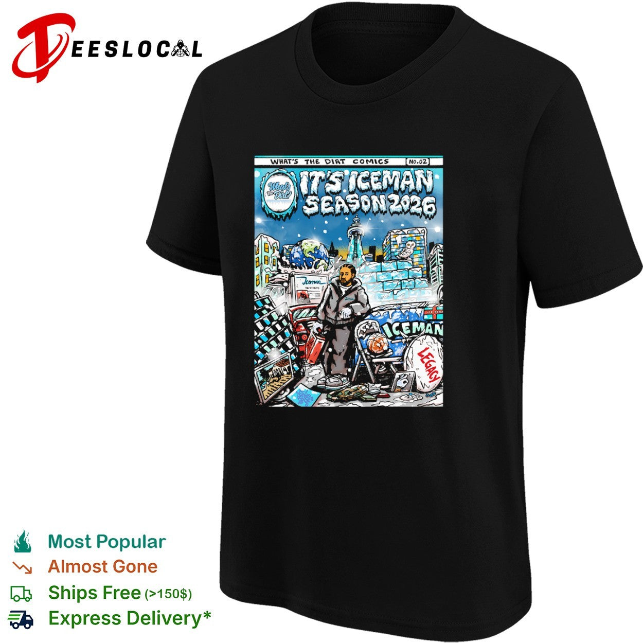 Whats the Dirt Iceman season 2026 winter city shirt