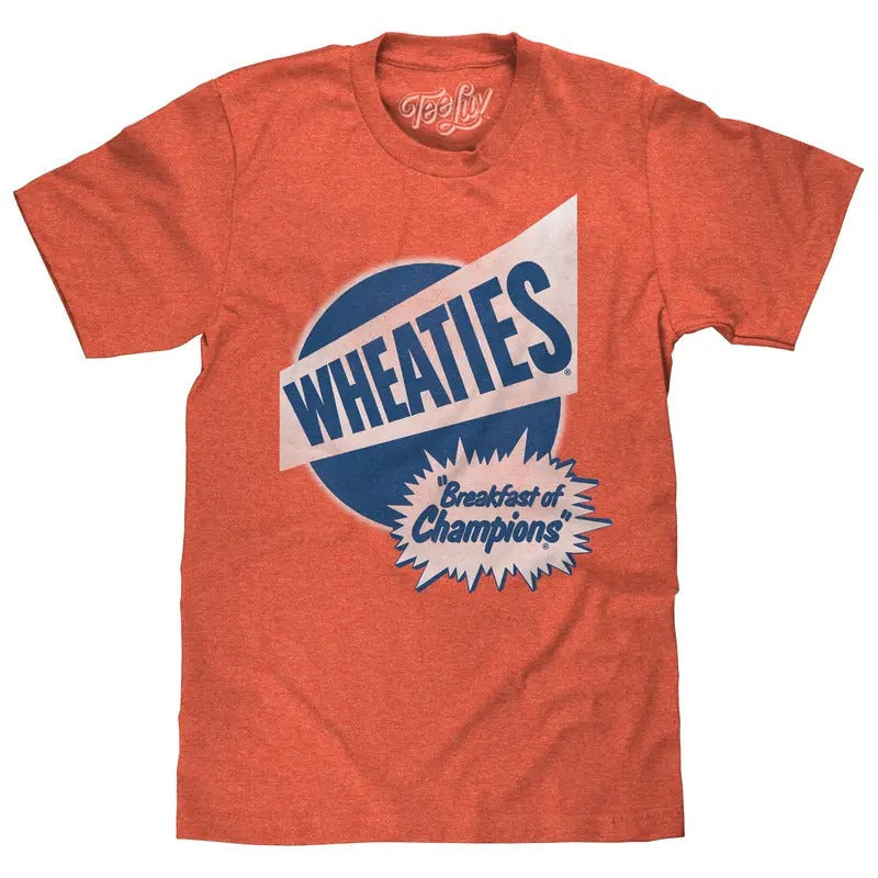 Wheaties Breakfast of Champions T-Shirt - Orange Hoodie, Sweatshirt | RetroVerseTees.com