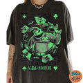 Wheel of Fortune Nightmare Before Christmas Shirts, Cotton Unisex T-shirt, Crew Neck, Size S- 3XL, Menswear Top,...
