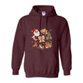 Whimsical Christmas Collage Hoodie - Santa, Ornaments, Gunpla brand Presents - Unisex Sweater - Tops, Sweatshirts T-Shirts