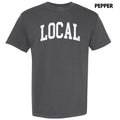 White - Local Varsity Letter Comfort Colors T-Shirt 'NLB' Hoodie, Sweatshirt | RetroVerseTees.com