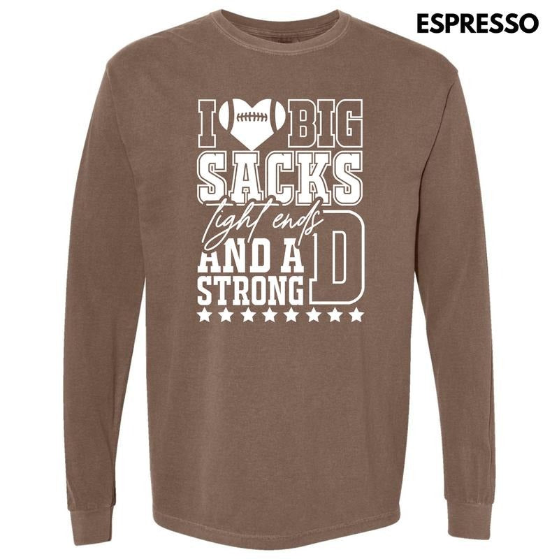 White Big Sacks Long Sleeve Comfort Colors T-Shirt 'NLB' Hoodie, Sweatshirt | RetroVerseTees.com