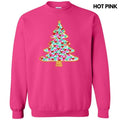 White Bushel Of Bows Christmas Tree Sweatshirt 'NLB' T-Shirts, Hoodie | RetroVerseTees.com