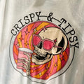 White Crispy Skeleton Graphic Tank T-Shirts, Hoodie, Sweatshirt | RetroVerseTees.com