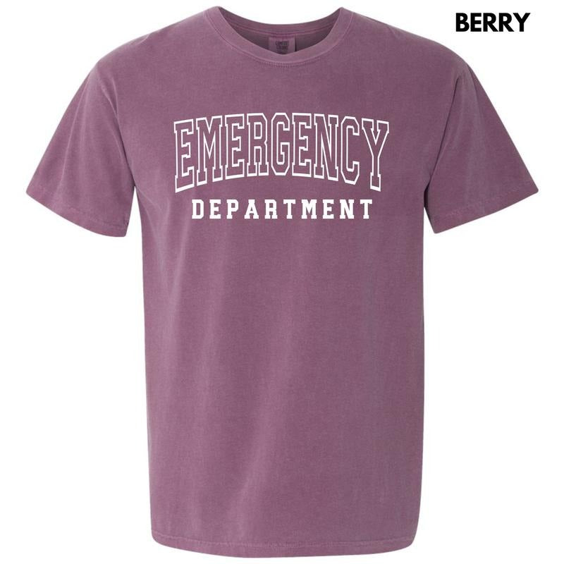White Emergency Dept Comfort Colors T-Shirt 'NLB' Hoodie, Sweatshirt | RetroVerseTees.com