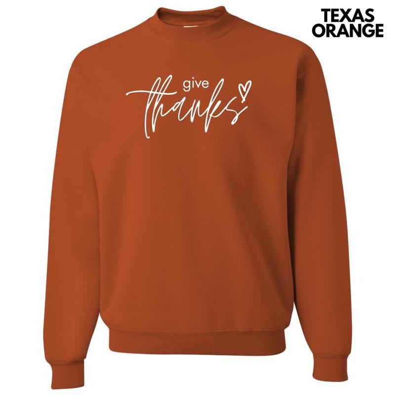 White Give Thanks Sweatshirt 'NLB' T-Shirts, Hoodie | RetroVerseTees.com
