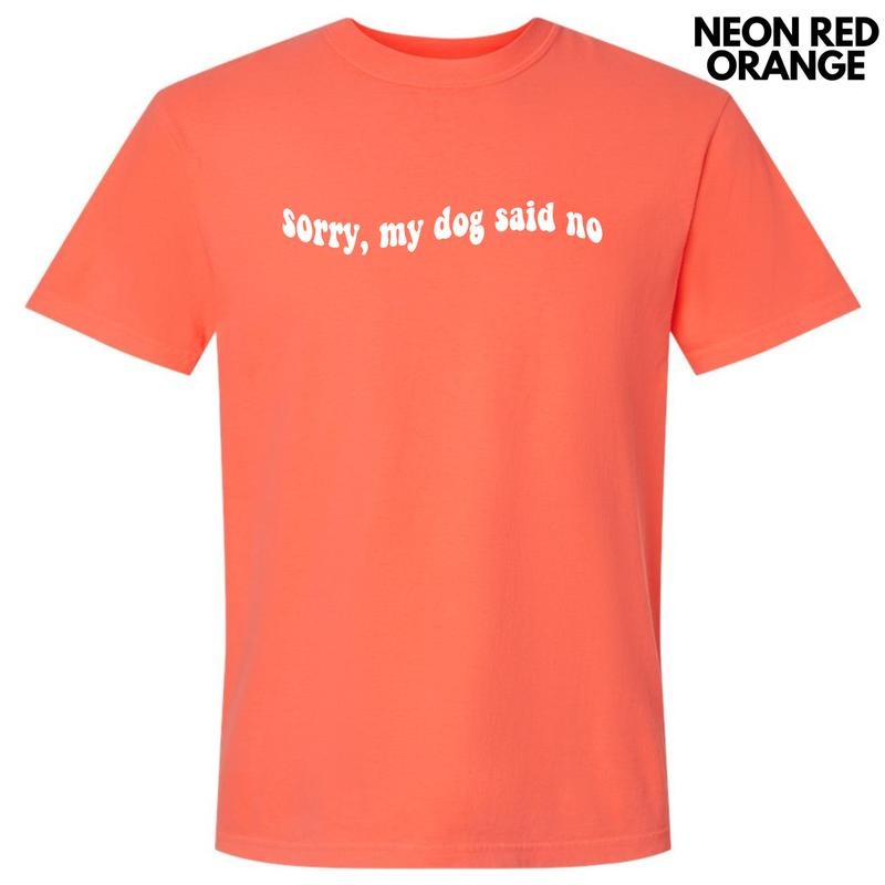 White My Dog Said No Comfort Colors T-Shirt 'NLB' Hoodie, Sweatshirt | RetroVerseTees.com