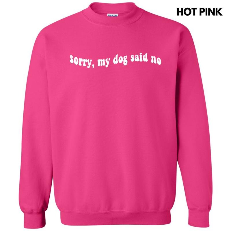 White My Dog Said No Sweatshirt 'NLB' T-Shirts, Hoodie | RetroVerseTees.com