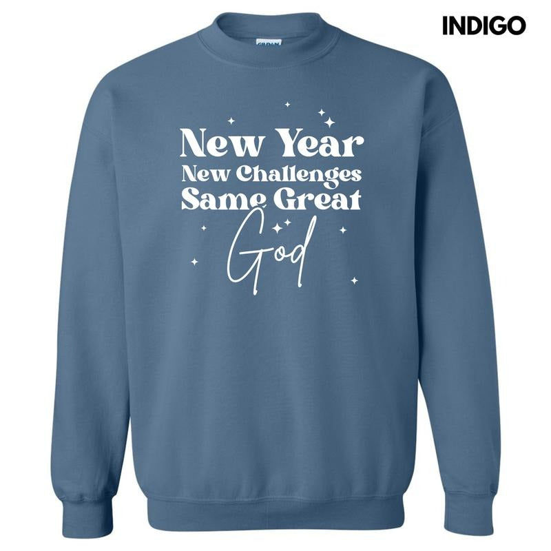 White New Year Same God Sweatshirt 'NLB' T-Shirts, Hoodie | RetroVerseTees.com