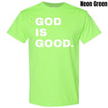 White Stacked God Is Good Gildan Short Sleeve T-Shirt 'NLB' Hoodie, Sweatshirt | RetroVerseTees.com
