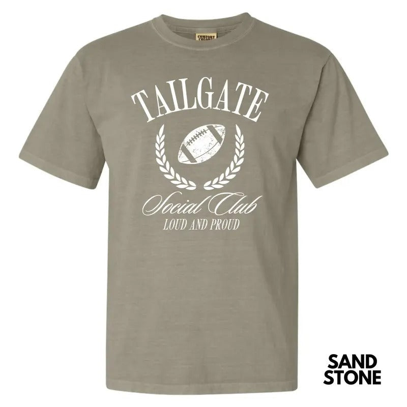 White Tailgate Social Club Comfort Colors T-Shirt 'NLB' Hoodie, Sweatshirt | RetroVerseTees.com