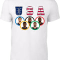 White Team USA Basketball Team Logo Style T-Shirt Hoodie, Sweatshirt | RetroVerseTees.com