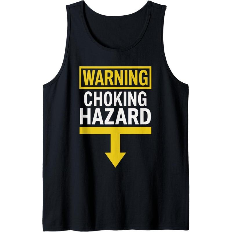 White Trash Party Attire Men Warning Choking Hazard Tank Top T-Shirts, Hoodie, Sweatshirt | RetroVerseTees.com