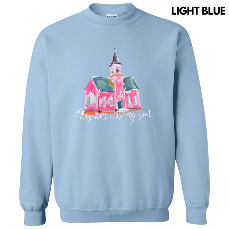 White Watercolor Well With My Soul Sweatshirt 'NLB' T-Shirts, Hoodie | RetroVerseTees.com