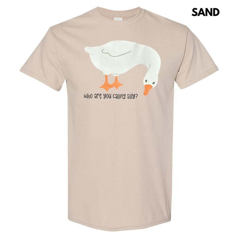 Who You Calling Silly Gildan Short Sleeve T-Shirt Hoodie, Sweatshirt | RetroVerseTees.com