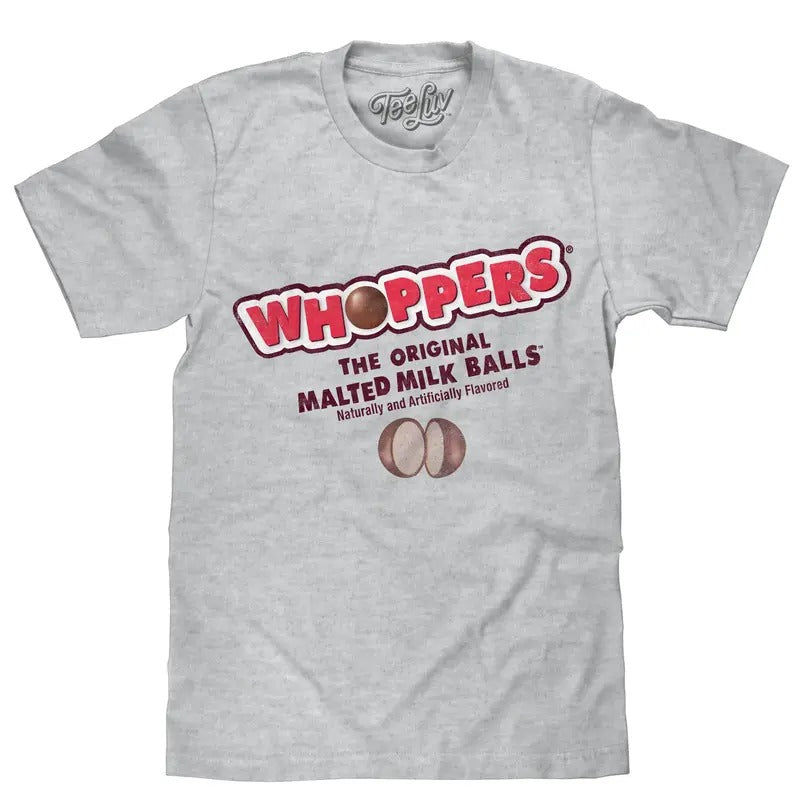 Whoppers The Original Malted Milk Ball T-Shirt - Athletic Heather Hoodie, Sweatshirt | RetroVerseTees.com