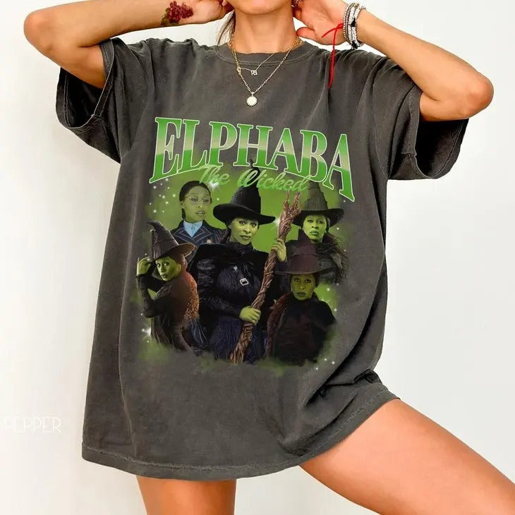 Wicked Elphaba Changed for Good T-shirt, Funny Bootleg Style Tee Gift For Men and Women Hoodie, Sweatshirt