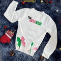 Wicked Side Bow Embroidery Sweatshirt, Christmas Movie Side Bow Embroidery Shirt Hoodie | RetroVerseTees.com