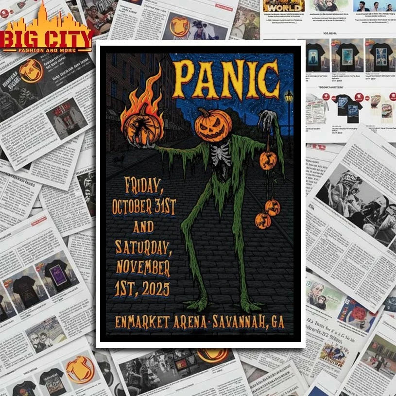 Widespread Panic Show Enmarket Arena Oct 31 &amp; Nov 1 2025 Poster shirt