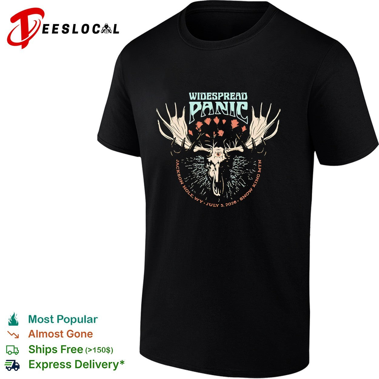 Widespread Wyoming Snow King Mountain On July 5 2026 shirt