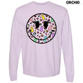 Wild Peeps Happy Face Long Sleeve Comfort Colors T-Shirt 'NLB' Hoodie, Sweatshirt | RetroVerseTees.com