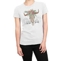 Wild and Free Soul Cow Skull Women's T-Shirt Casual Crewneck Hoodie, Sweatshirt | RetroVerseTees.com