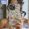 Wildflower Phone Case, Floral Phone Case Mag Safe Compatible, Magnetic Tough Cases T-Shirts, Hoodie, Sweatshirt