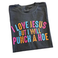 Will Punch A H** Comfort Colors T-Shirt Hoodie, Sweatshirt | RetroVerseTees.com