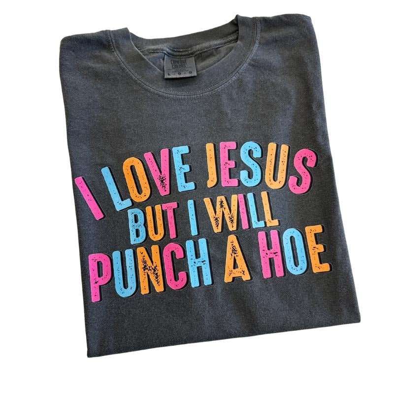 Will Punch A H** Comfort Colors T-Shirt Hoodie, Sweatshirt | RetroVerseTees.com