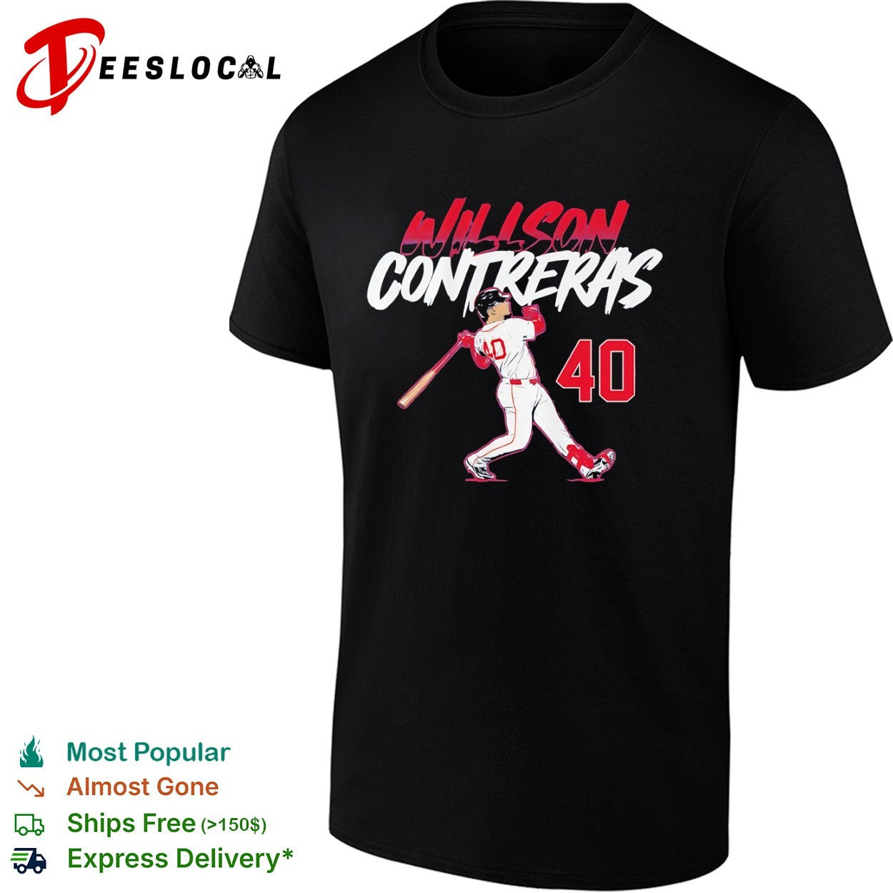Willson Contreras 40 Baseball Player MLB shirt