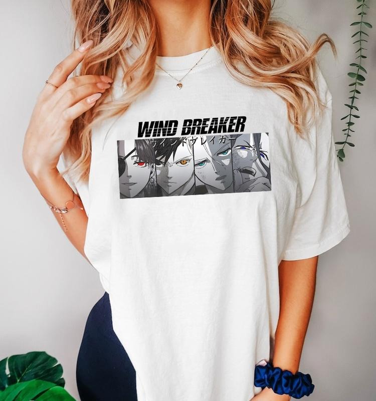 Wind Breaker Characters T-shirt, Sweatshirt, Hoodie | RetroVerseTees.com